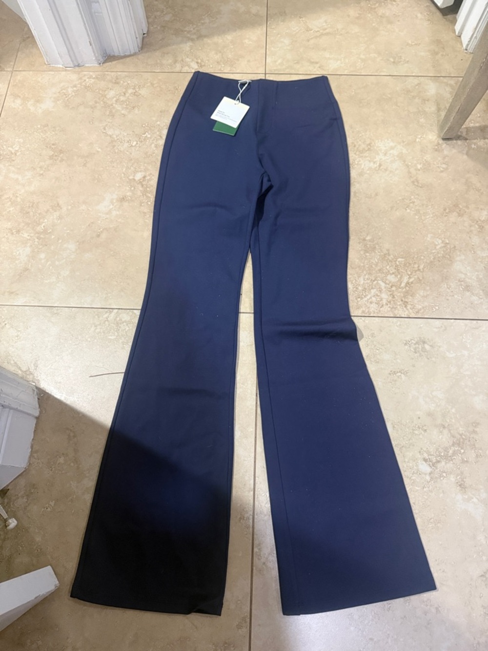 HALARA Navy High-Waist Flare Leggings